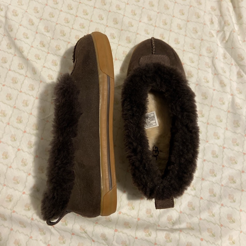 UGG brown suede slippers